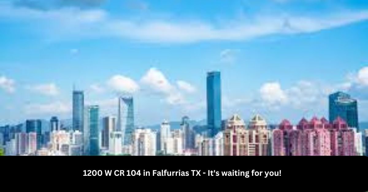 1200 W CR 104 in Falfurrias TX – It’s waiting for you!